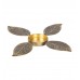 Black & Gold Leaves Urli & Dia Set of 2